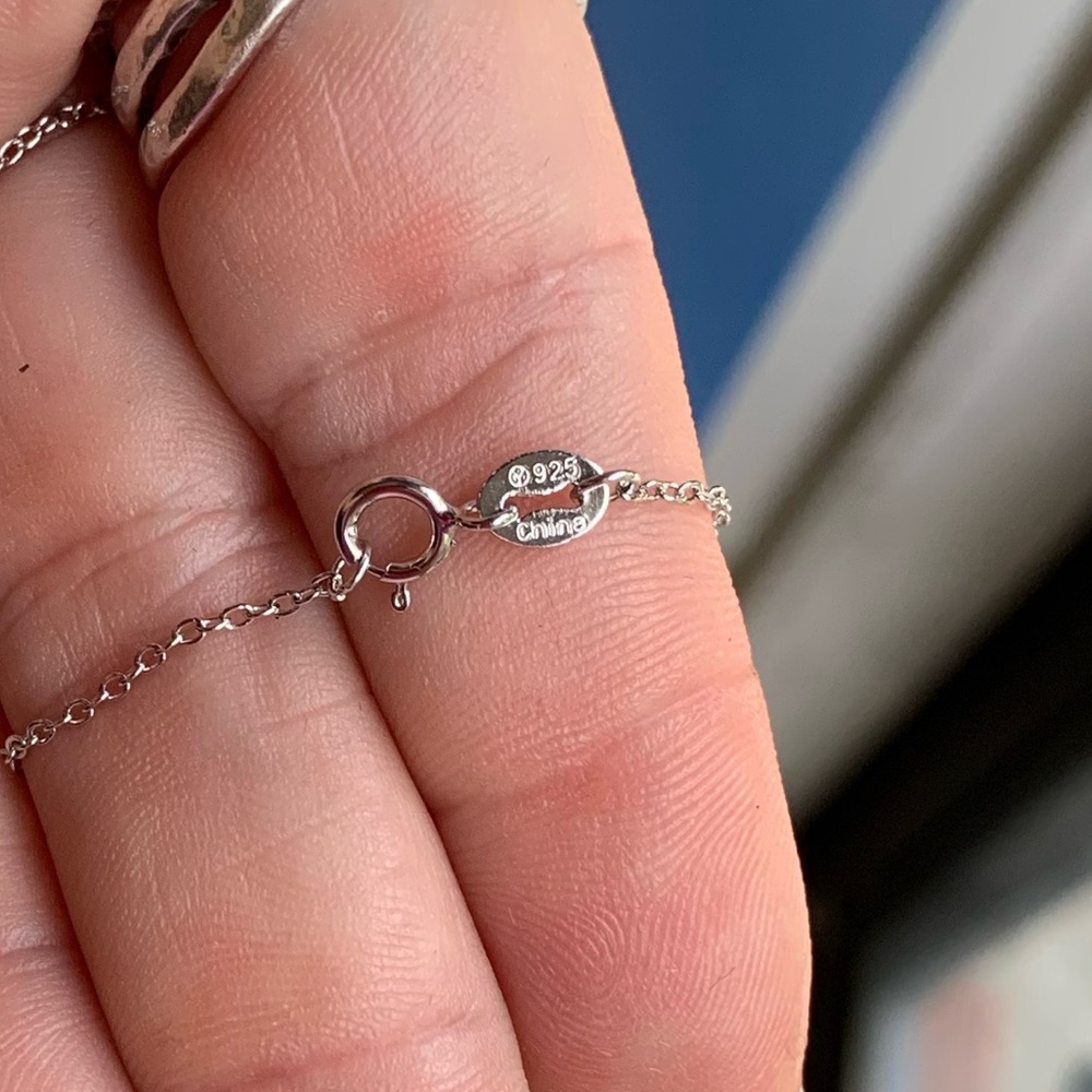 Brilliant Cut Moissanite Necklace w/18" Chain 1 CT - Picture 4 of 5